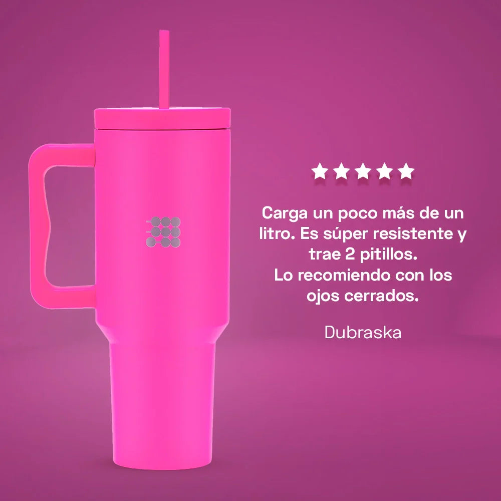 Termo Cubitt Tumbler #color_hot pink