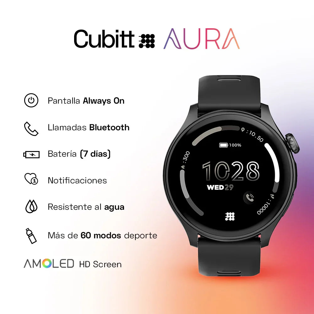 Reloj Cubitt AURA #color_obsidian black