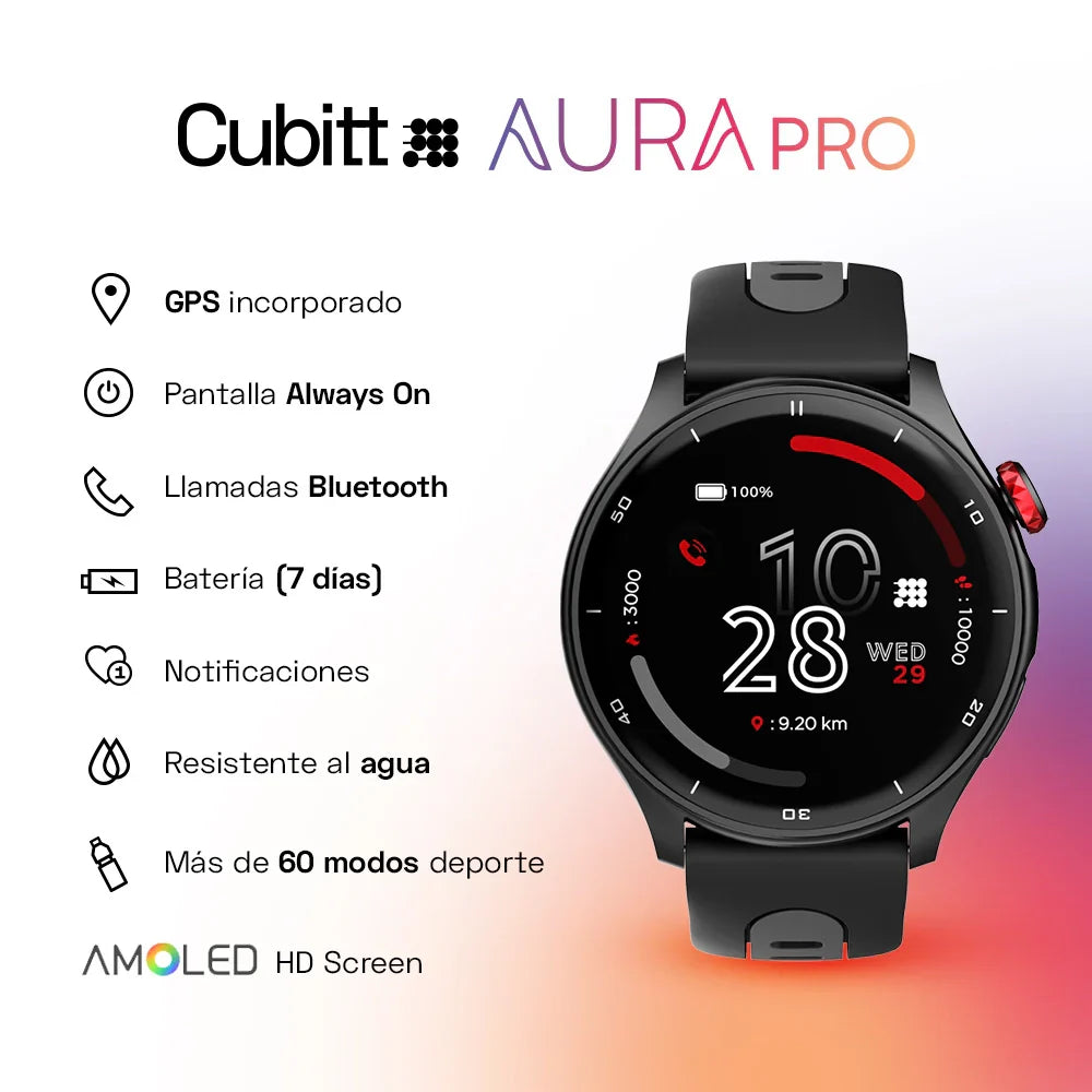Reloj Cubitt AURA Pro #color_obsidian black