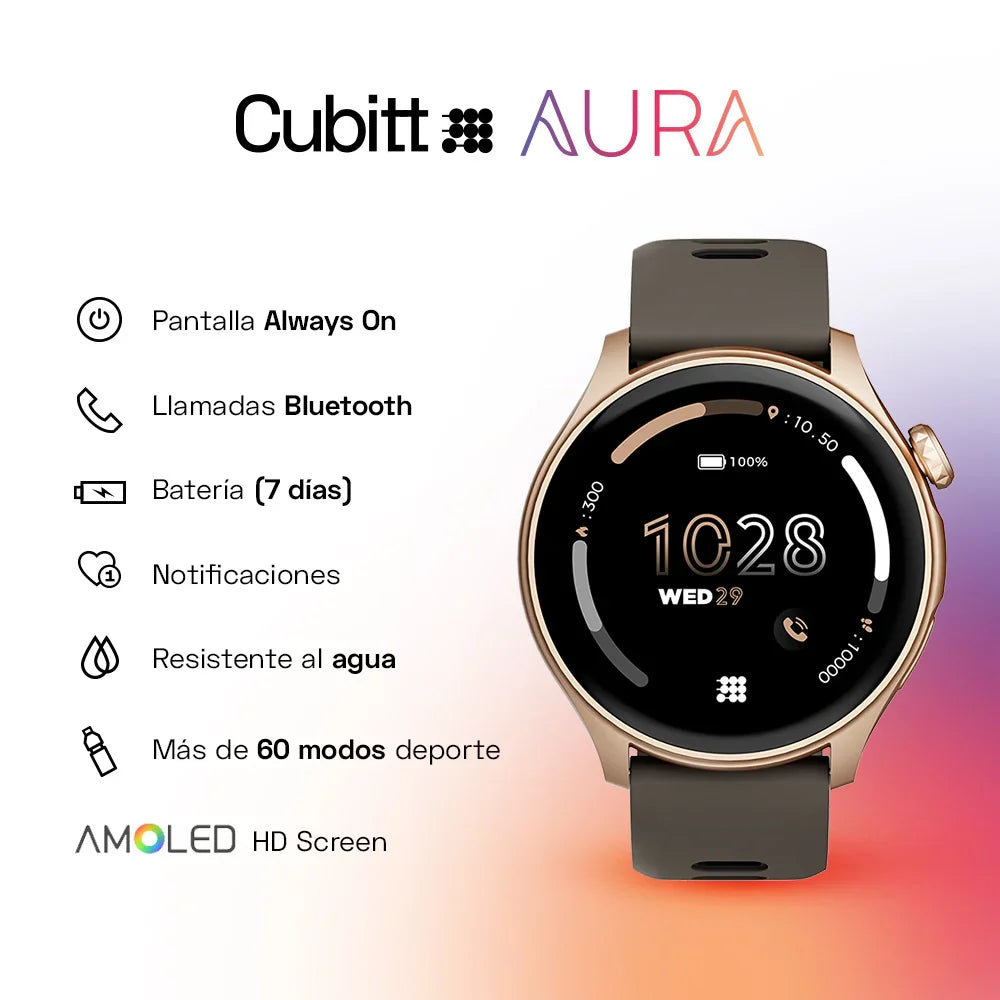 Reloj Cubitt AURA #color_mocha brown