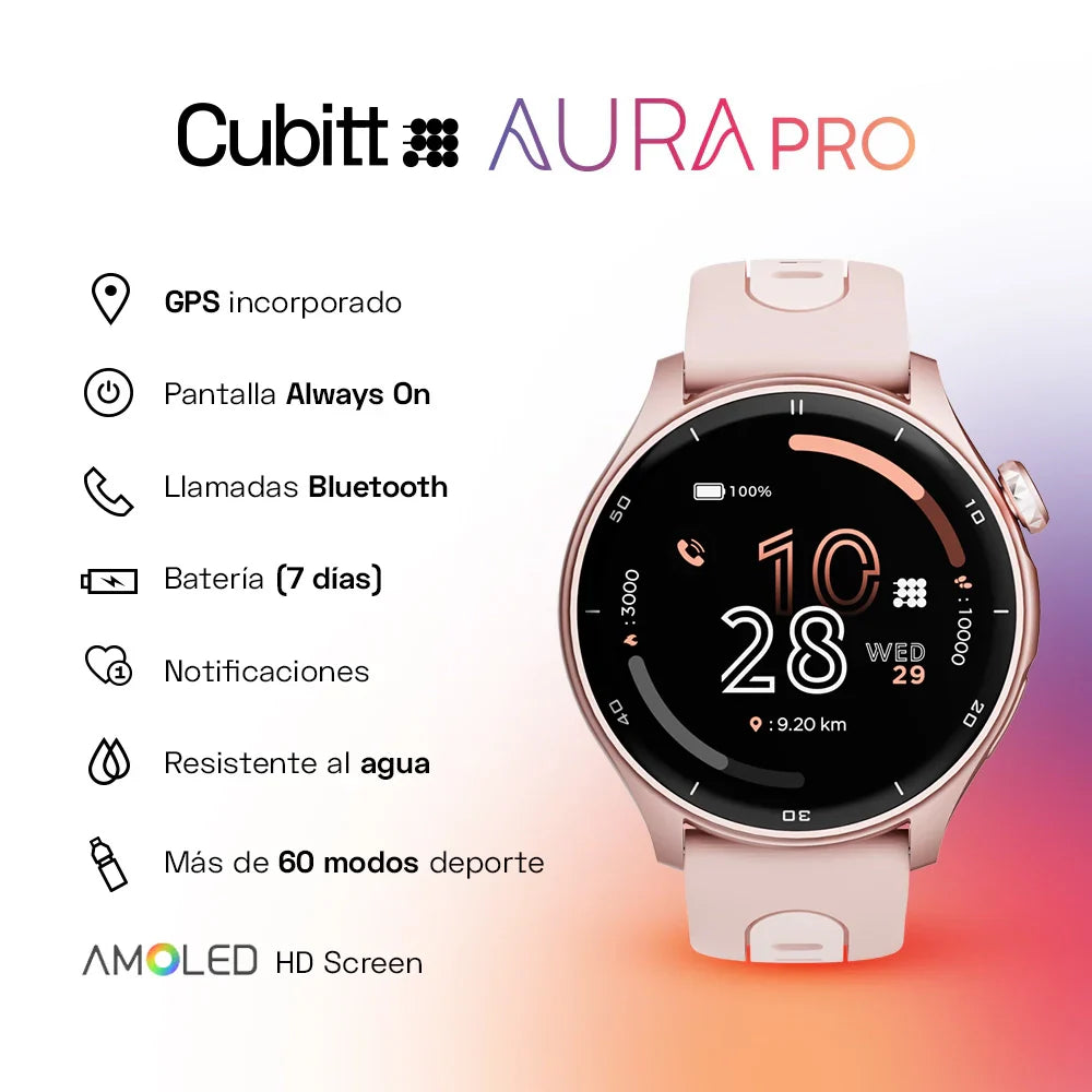 Reloj Cubitt AURA Pro #color_rose gold