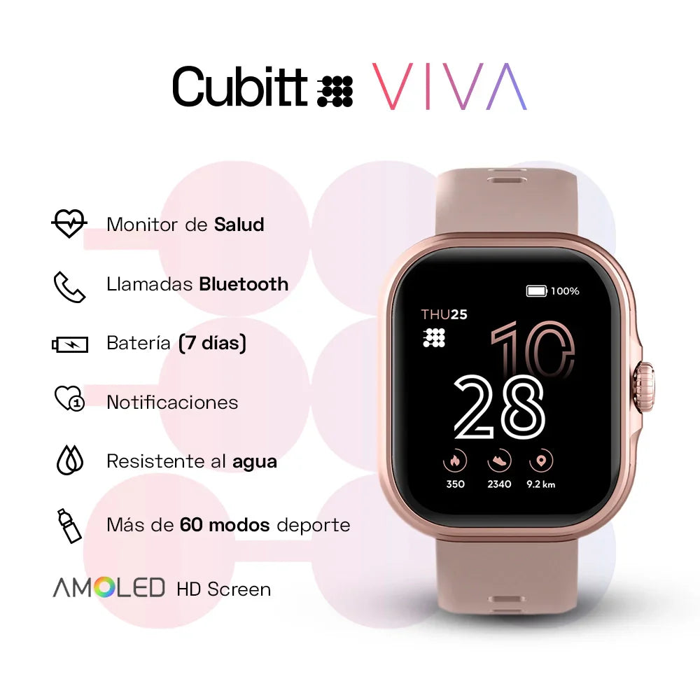 Reloj Cubitt VIVA #color_rose gold