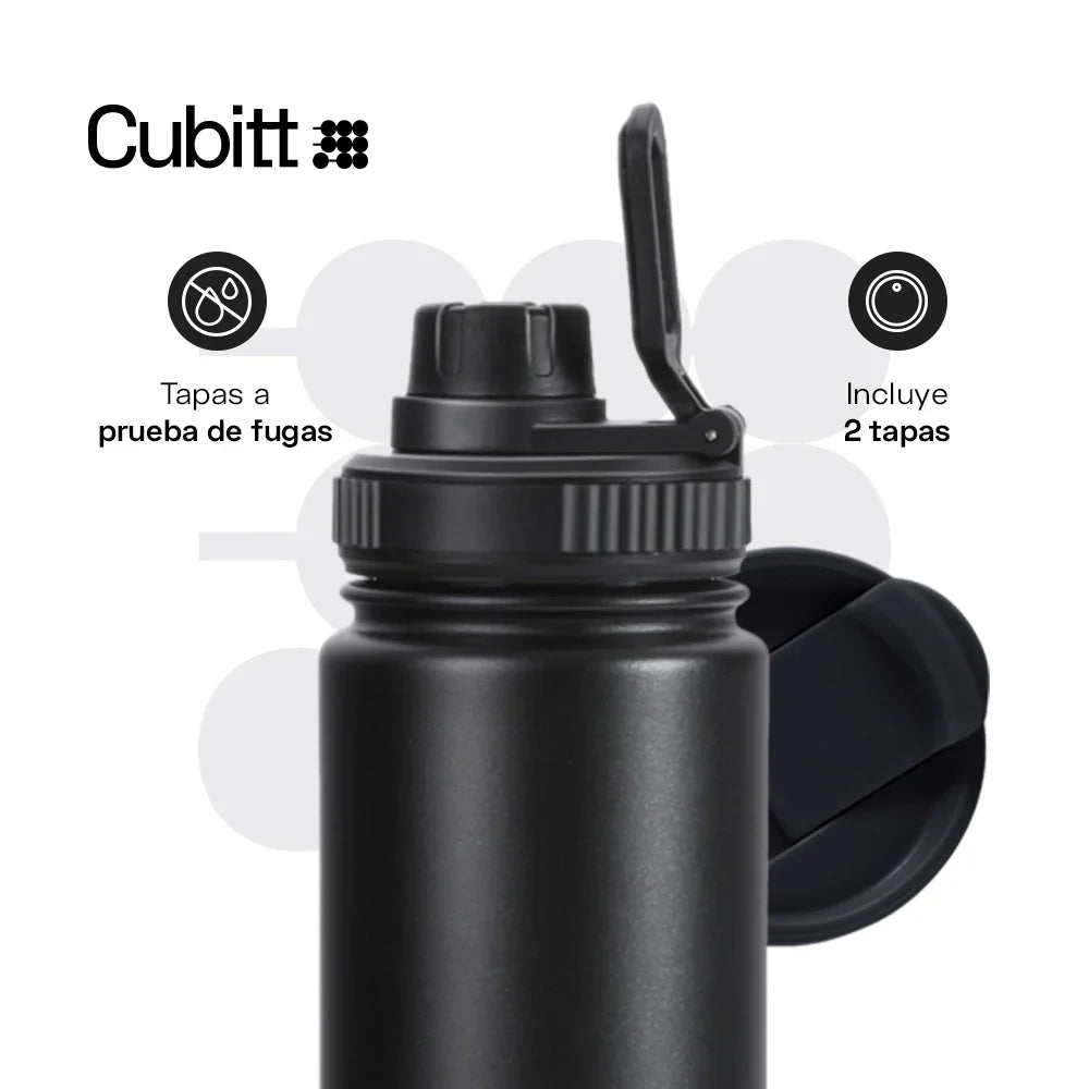 Termo Cubitt Hydro Bottle #color_obsidian black