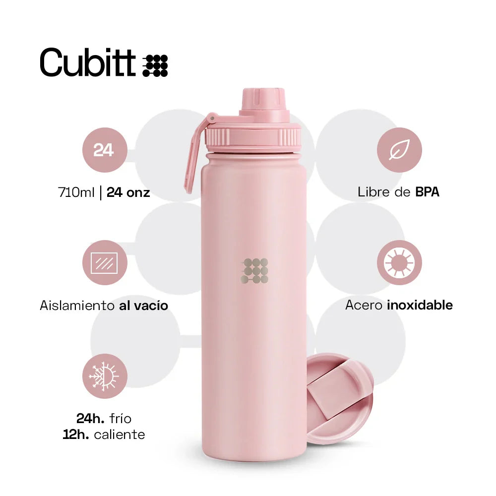 Termo Cubitt Hydro Bottle #color_dusty pink