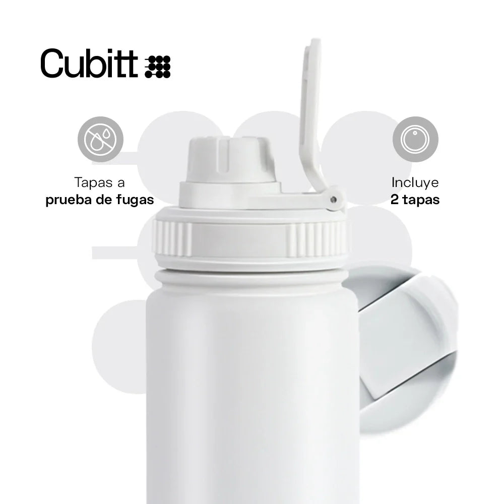 Termo Cubitt Hydro Bottle #color_snow white