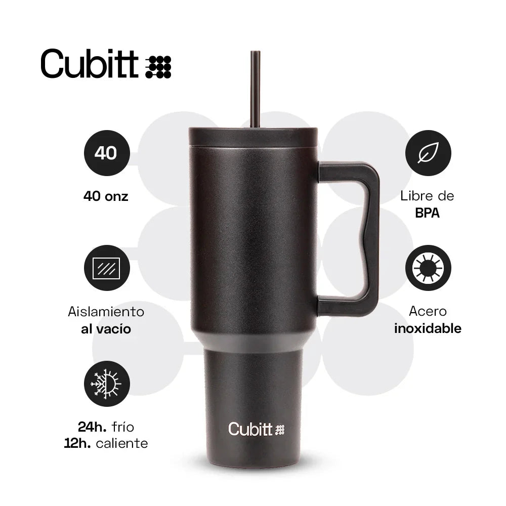 Termo Cubitt Tumbler #color_obsidian black