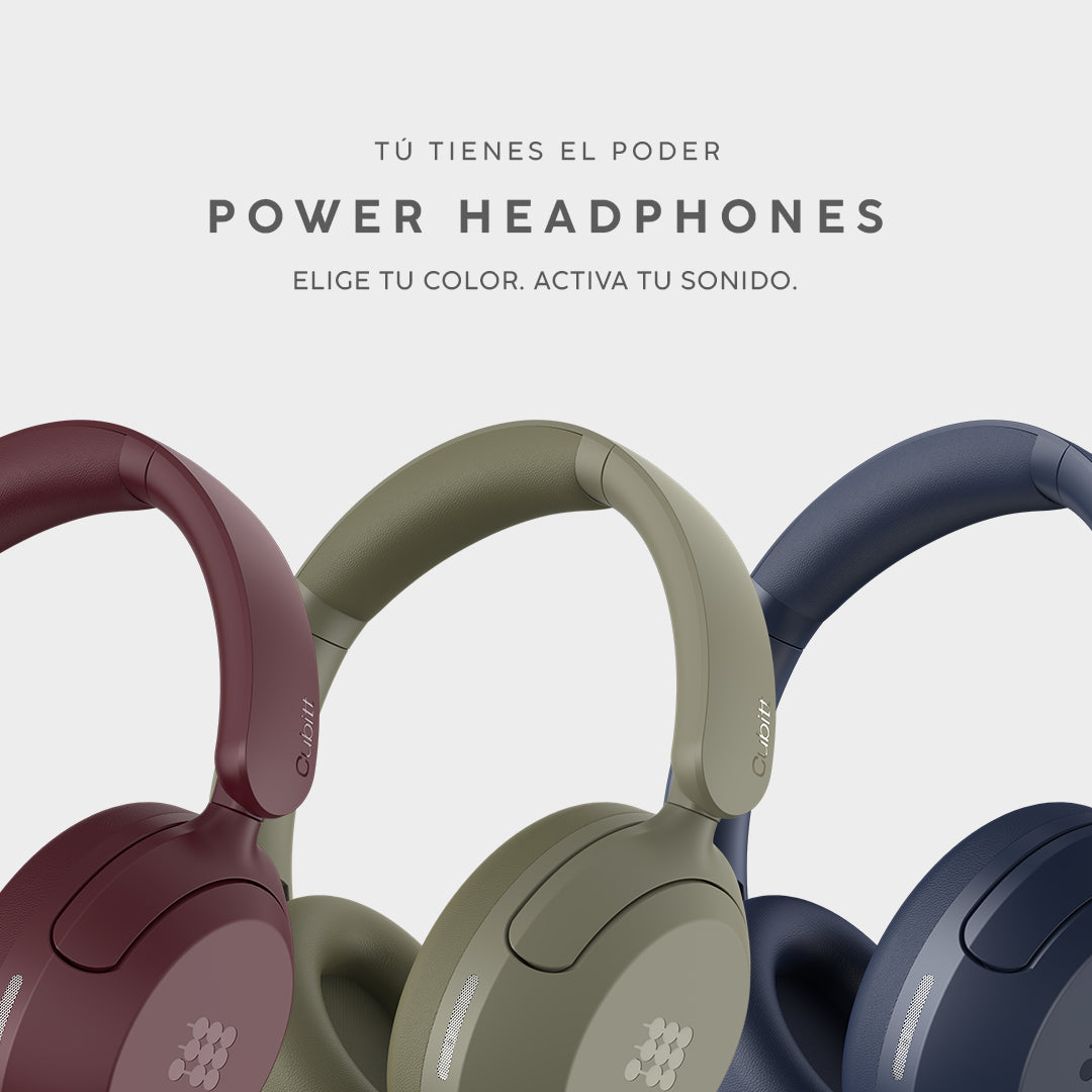 Audífonos Cubitt Power Headphones #color_deep burgundy