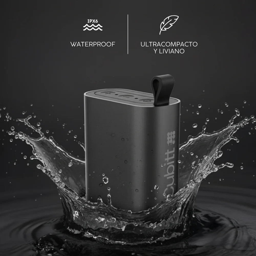 Cubitt Power Mini Speaker #color_obsidian black