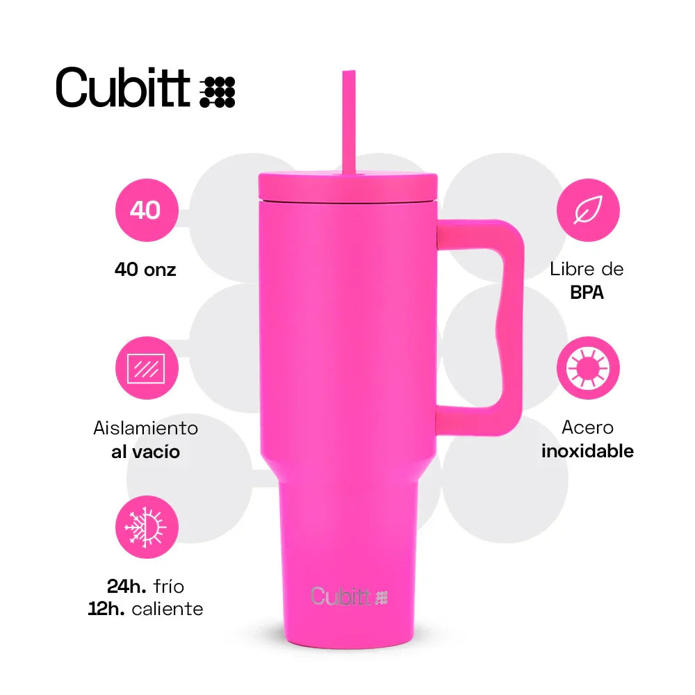 Termo Cubitt Tumbler #color_hot pink