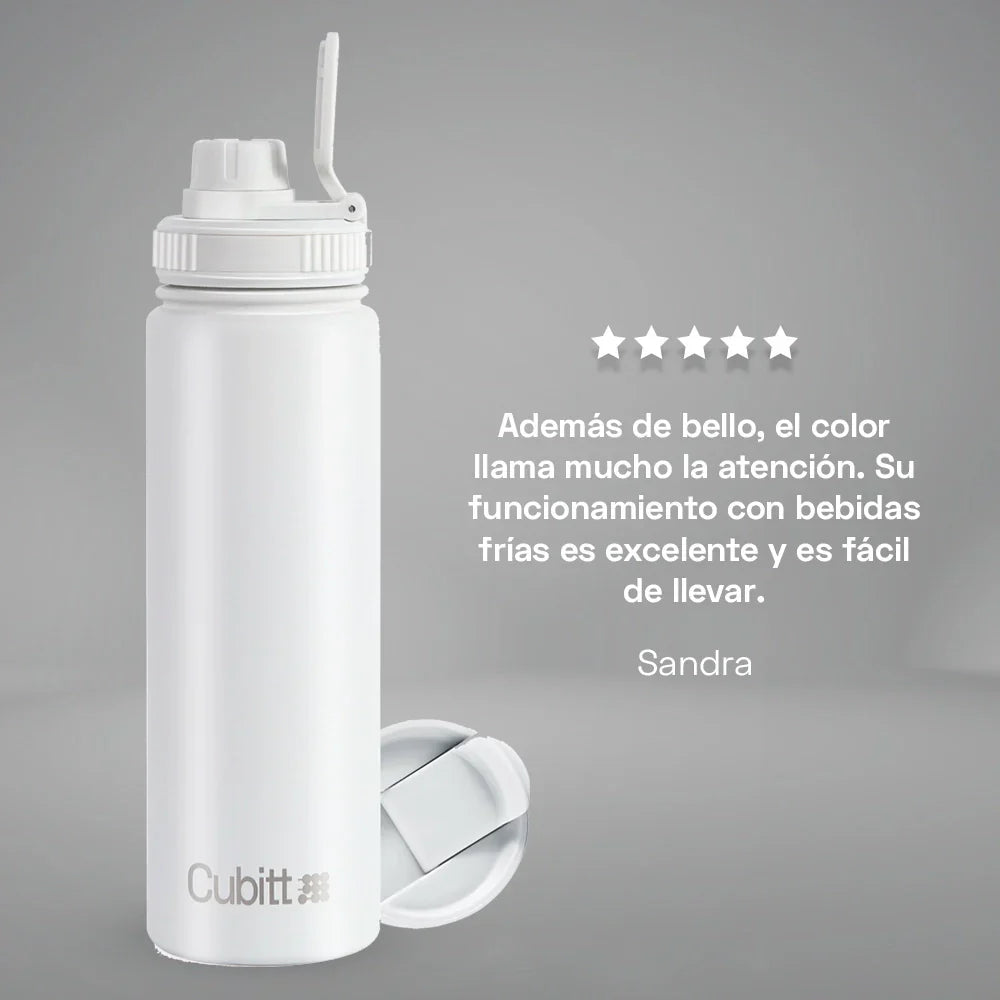 Termo Cubitt Hydro Bottle #color_snow white