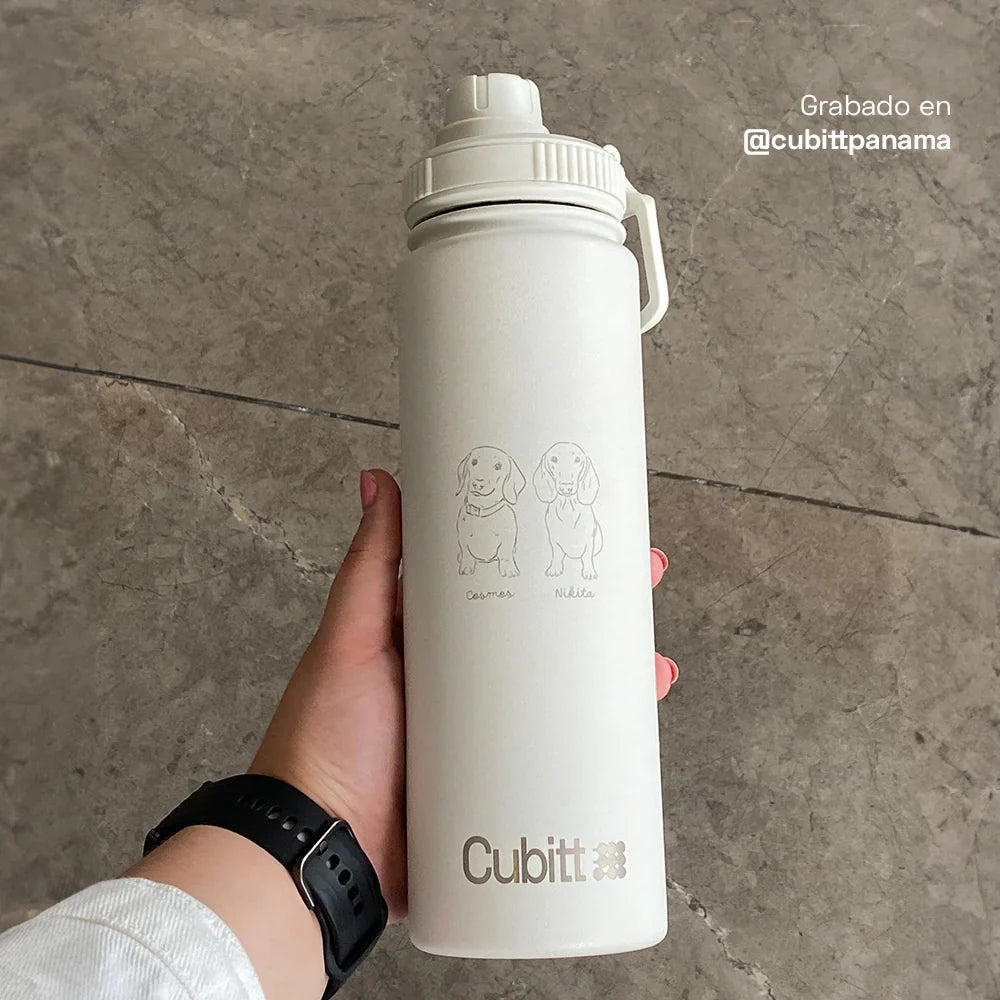 Termo Cubitt Hydro Bottle #color_snow white