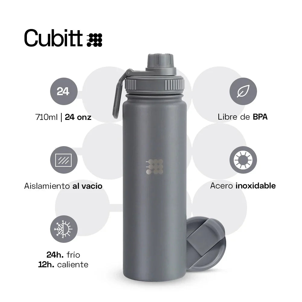 Termo Cubitt Hydro Bottle #color_wolf gray